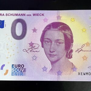 2023 - Null Euro Schein - 0 Euro Schein - Clara Schumann - Geb. Wieck