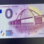 2023 – 0 euro note ISLAND FEHMARN – EAST SEA Fehmarnsund bridge Fehmarrn XEXT