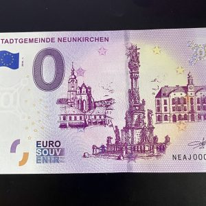 2018 - 0 euro note AUSTRIA - CITY COMMUNITY OF NEINKIRCHEN, NEAJ-1 very rare!