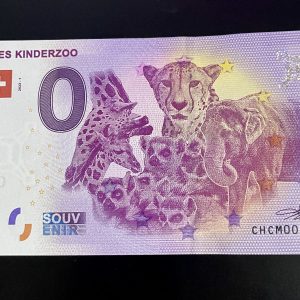 2022 - 0 Euro Bill SWISS - KNEES CHILDREN'S ZOO Rapperswil Elephants Knee's CHCM