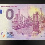 2023 – 0 Euro Note USA – NYC BROOKLYN BRIDGE New York City Manhattan USAQ