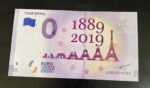 2019 - 0 Euro Note FRANCE - TOUR EIFFEL #04 Eiffel Tower Paris UEBU