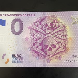 2018 - 0 euro note FRANCE - LES CATACOMBES DE PARIS #02 UECW