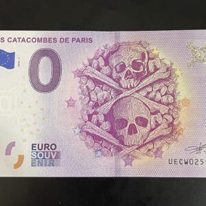 2018 - 0 euro note FRANCE - LES CATACOMBES DE PARIS #02 UECW