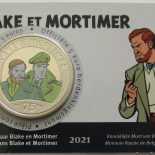 2021 – Belgium 5 Euro 75 Years Blake & Mortimer Colored