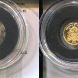 2010 – MALAWI 200 Kwacha in 9999 Gold (0.5g), PP – AFRICAN ELEPHANT