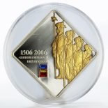 2006 – silver swiss guard application of gold Swarowski