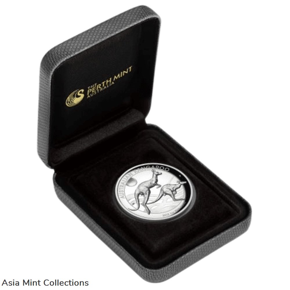 2018 1oz Kangaroo Silver High-Relief Proof Coin