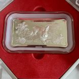 2023 1 kilo silver proof like coin $80 rabbit monetary authority of singapore