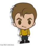2021 Niue Chibi Star Trek CAPTAIN JAMES T KIRK 1 oz Silver Proof Coin