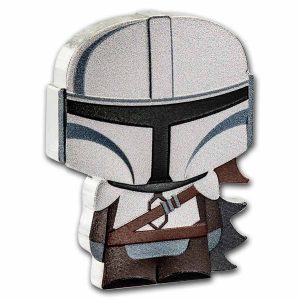2021 Niue Star Wars "The Mandalorian" 1 oz Silver Chibi Coin