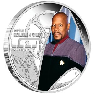 2015 $1 Star Trek Deep Space Nine Captain Benjamin Sisko 1oz Silver Proof Coin