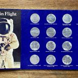 1969 – SHELL 16 COINS HISTORIC SET-MAN IN FLIGHT