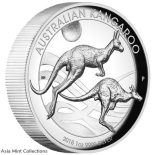 2018 1oz Kangaroo Silver High-Relief Proof Coin