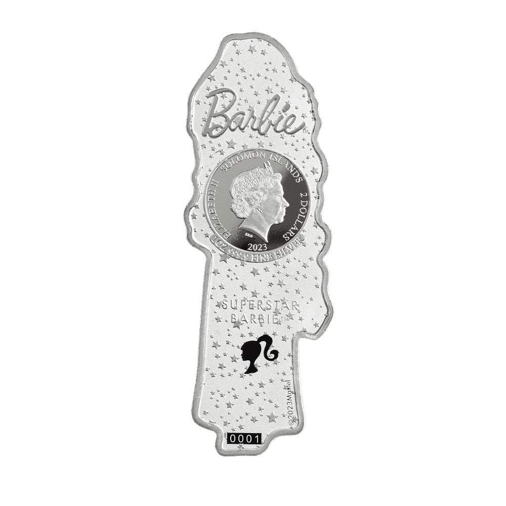 2 2023 Superstar Barbie™ ﻿1oz Pure Silver Coin