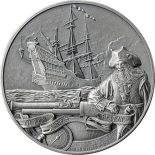 2023 – Queen Anne’s Revenge Captains of Fortune 2 oz Silver Coin 5$ Barbados