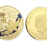 2016 – Commemorative Gold Coin Queen Elizabeth II 90th Birthday Anniversary One Ounce Coin