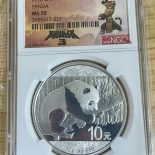 2016 – China Panda silver coin 30g- NGC graded MS70