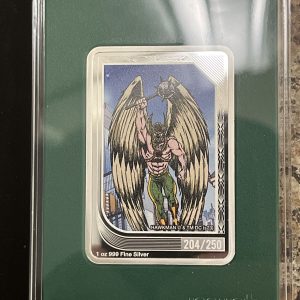 2023 - 1oz Silver Coin DC Comics Mint Trading Coins Limited Hawkman 204/250