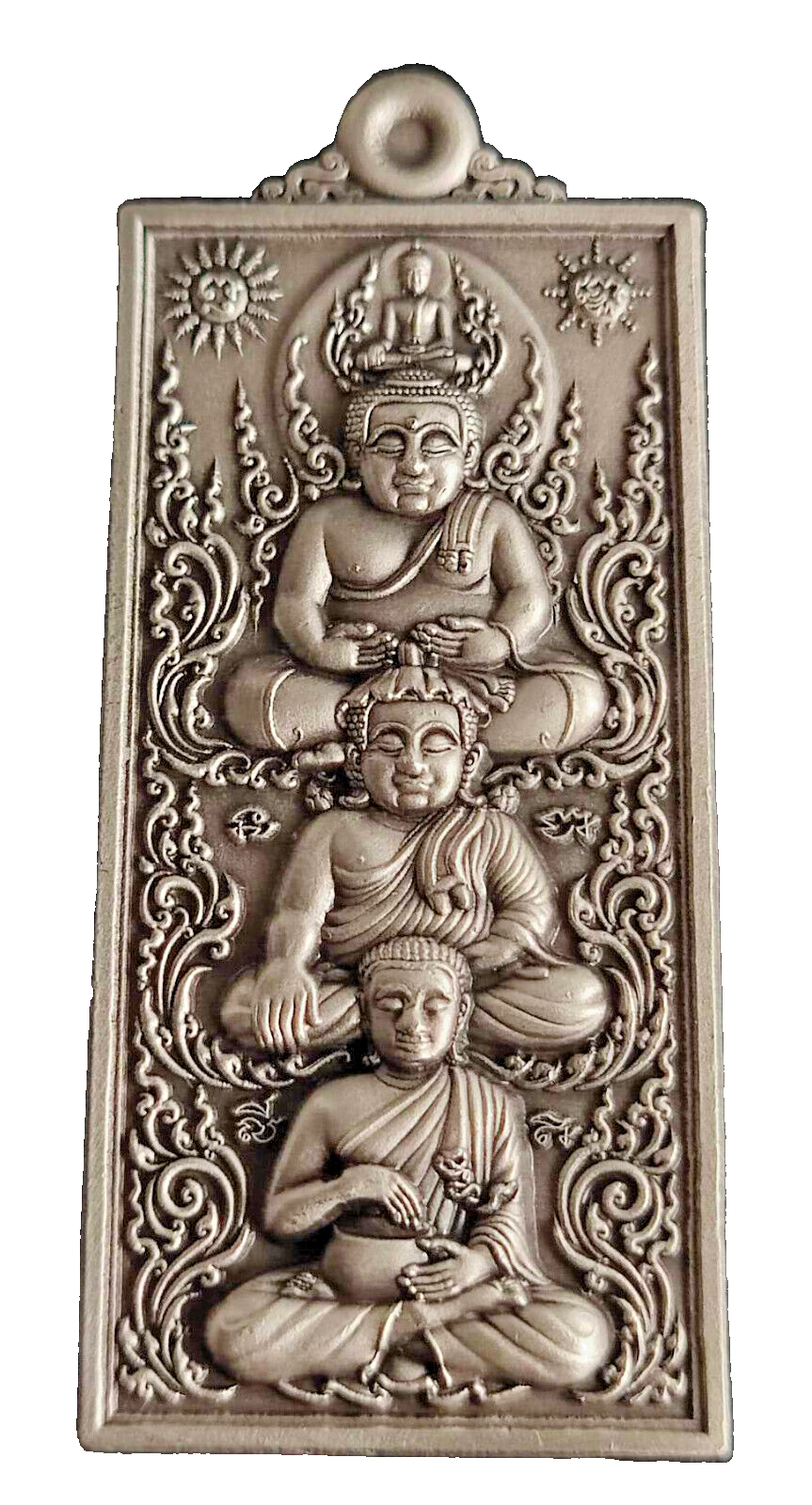 1.2021 - Authentic Thai amulet Happy Buddha Sangkachai Siwali Upakut Lucky LP PHAT real png