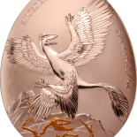 2022 – Samoa 20cents Dinosaurs in Asia 5 Microraptor Gui Curved commemorative coin