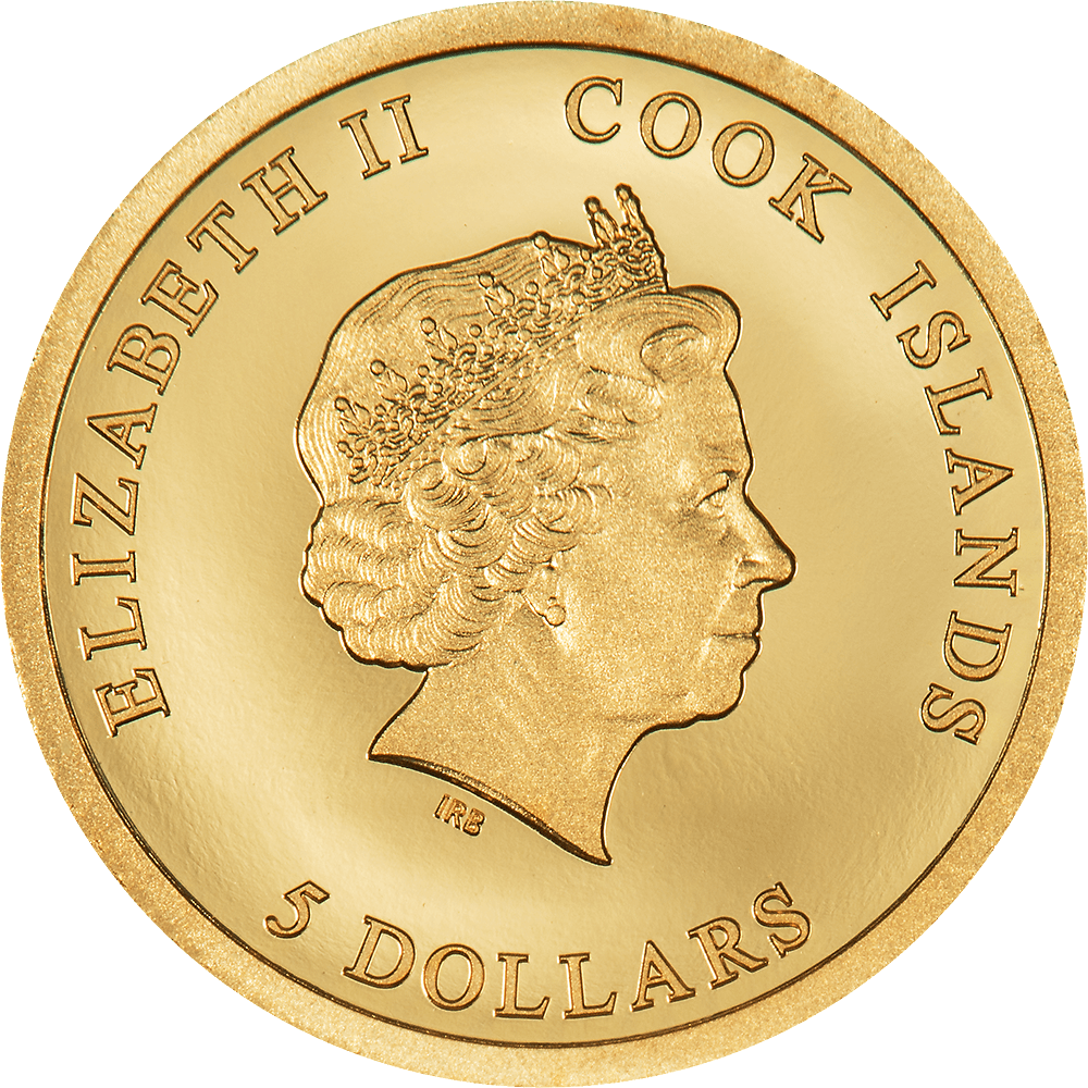 2. 2023 Cook Islands Big City Lights Sydney 0.5g Gold Proof Coin