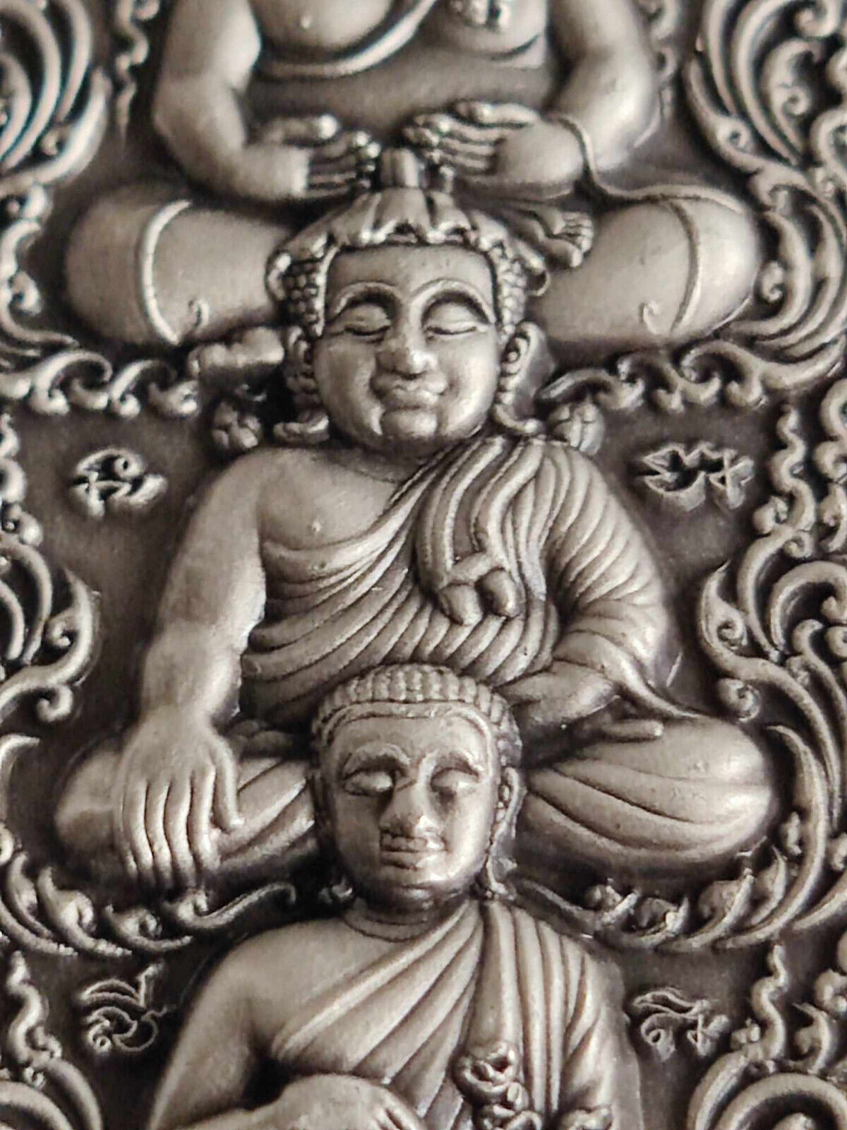 4.2021 - Authentic Thai amulet Happy Buddha Sangkachai Siwali Upakut Lucky LP PHAT realjpeg