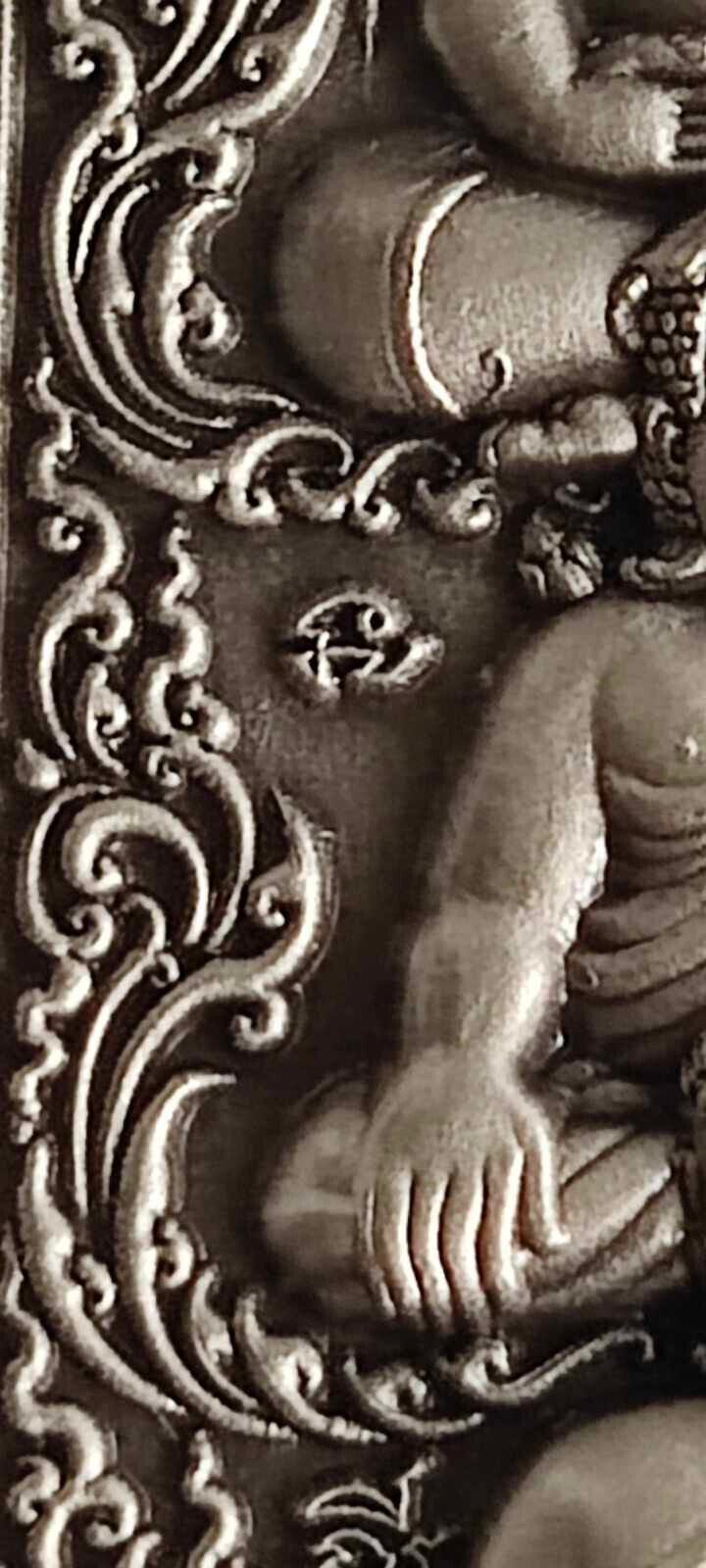7.2021 - Authentic Thai amulet Happy Buddha Sangkachai Siwali Upakut Lucky LP PHAT real