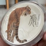 2022 – Perth Mint Lunar Tiger Colorized – 1 Kilo (Limited to China Market Only)