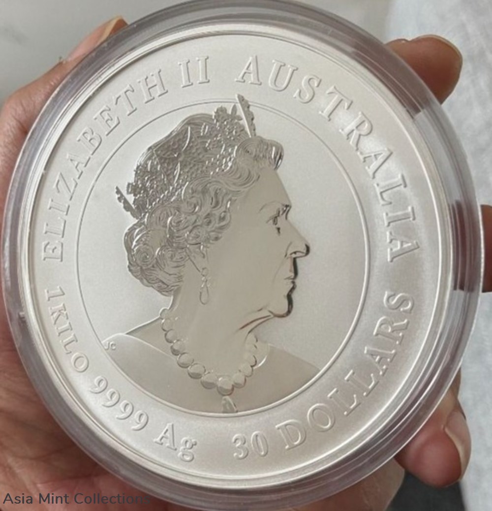 3 2022 - Perth Mint Lunar Tiger Colorized - 1 Kilo (Limited to China Market Only)