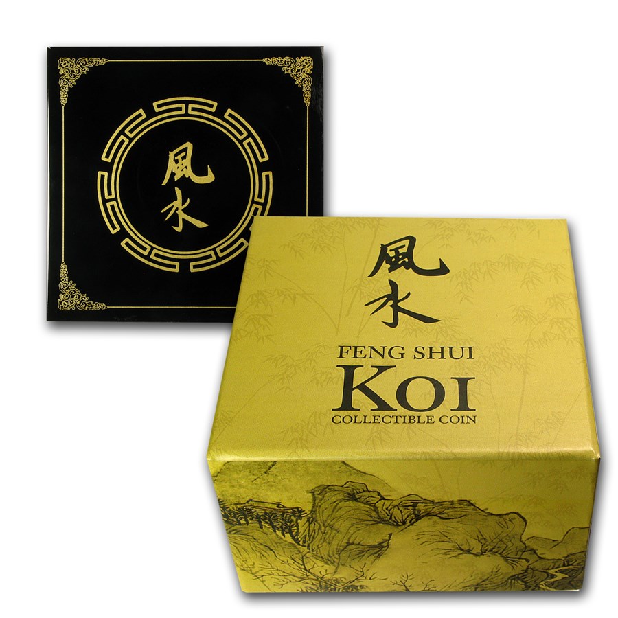 3. 2012 Niue 1 oz Silver $2 Feng Shui Koi Fish