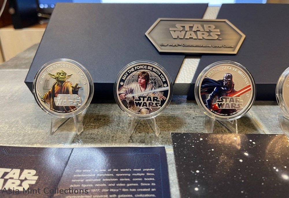 4 2016 NIUE Star Wars Commemorative 1oz x 5-Coin Set