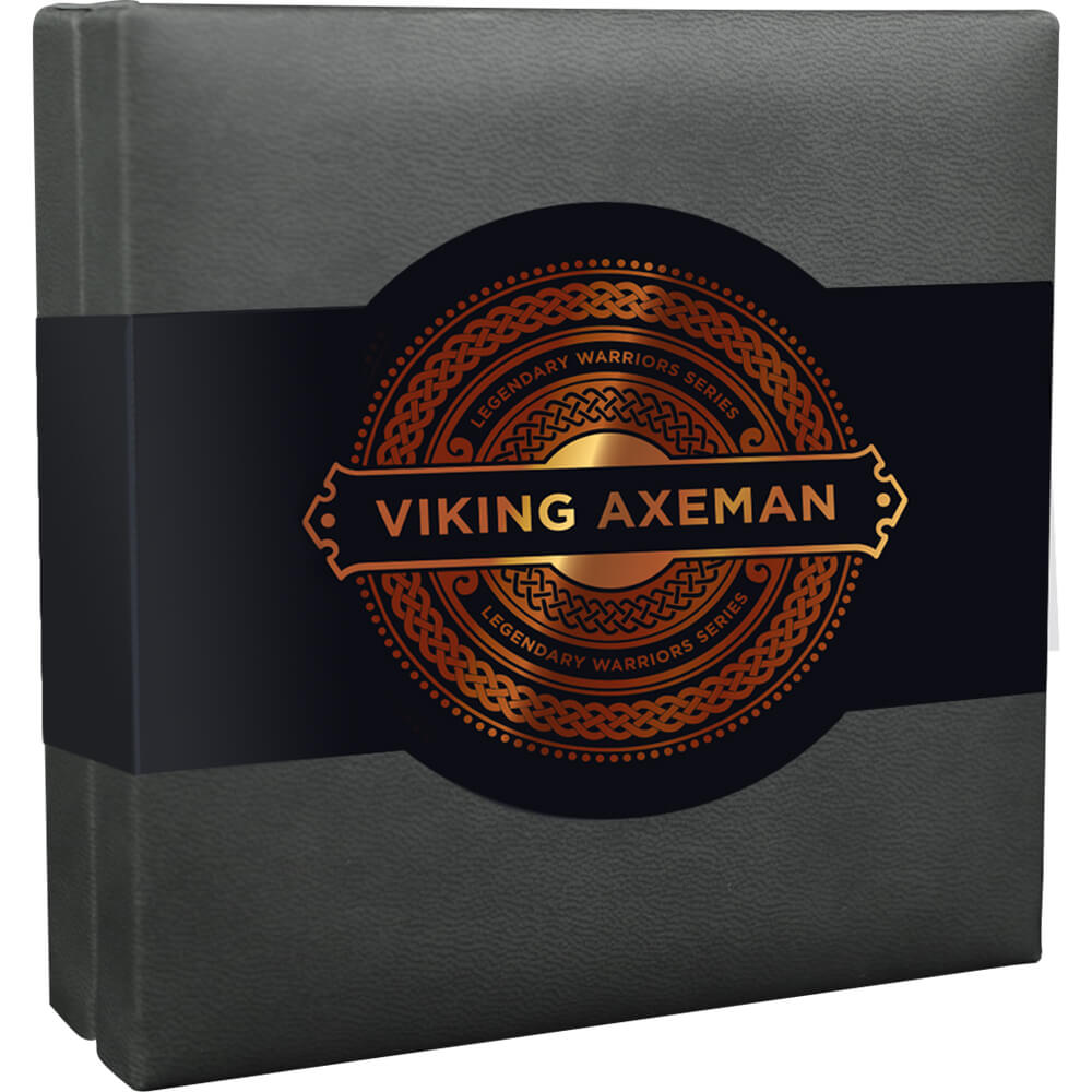 5 2020 - AXEMAN VIKING Legendary Warriors 3 Oz Silver Coin 3000 Francs Cameroon