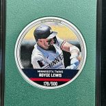 2024 Agoro MAJOR LEAGUE BASEBALL Silver Trading Coins  Emerald Mintage – Royce Lewis #179 Minnesota Twins